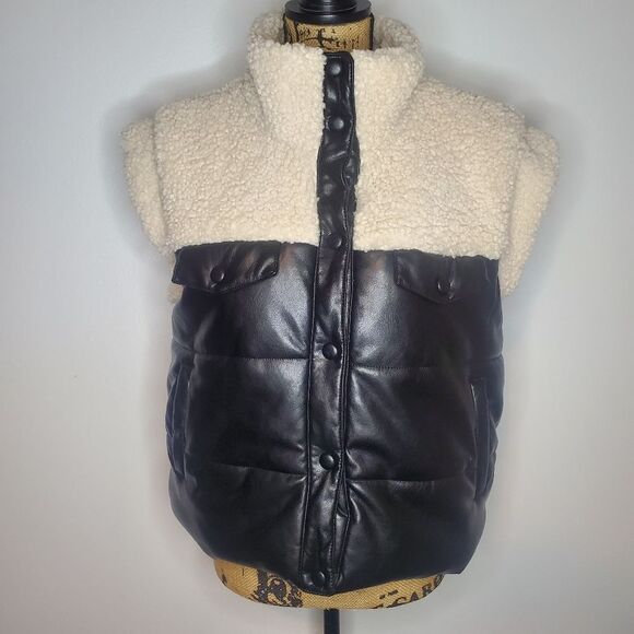 Bohme Lets Get Lost Vegan Vest in Black Size Small - Picture 2 of 10